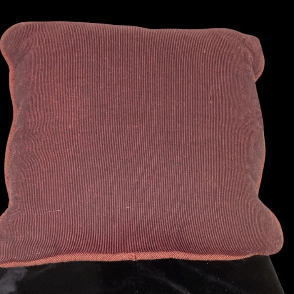 CHRISTMAS THROW PILLOWS -- Set of 2, Classic Santa/Winter Sleigh Scene, Vintage